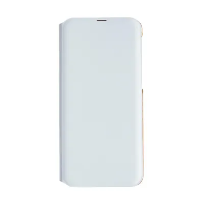 Produktbild von Samsung Galaxy A40 Hülle - Kunstleder - Samsung Klapphülle - Weiß