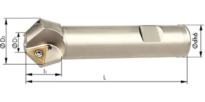Obrázok produktu pre Hĺbenie pre skrutky so zápustnou hlavou D 19/34 mm Z 2