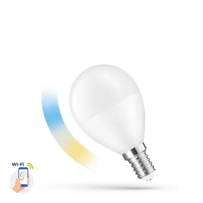 Produktbild von LED E14 P47 Smart Home 5W = 36W Alexa Google Tuya 420lm 2700K-6500K DIMMBAR