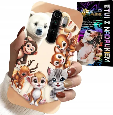 Produktbild von Hülle Für Xiaomi Redmi 9 - Kinderrücken In Waldtierhülle