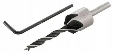 Obrázek produktu pro Vrták Dexter pro vrtání dřeva, s předvrtávacím nástavcem, 5x86 mm, ocelový, válcový