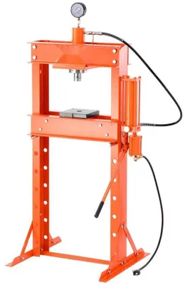Image de presse d'atelier hydraulique 30t - Presse hydraulique avec plateau de presse - Pliage pour atelier & industrie - Presse d'atelier haute performance