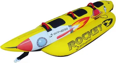 Immagine prodotto di SPINERA Rocket 3 persone tubo a banana anello d'acqua pneumatico gonfiabile rimorchiabile