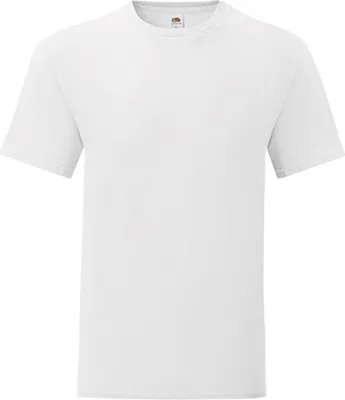 Produktbild von Fruit of the Loom 61-430-0 | Herren Iconic T, 100% gekämmte, ringgesponnene Baumwolle - Farbe: White - Größe: M