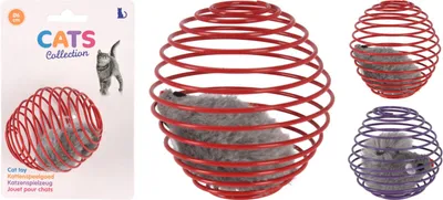 Obrázek produktu pro Hračka pro kočky, míček, průměr 6 cm, 2 vzory