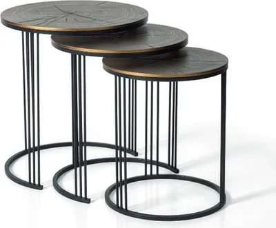 Produktbild von Couchtisch modern Beistelltisch Designer Wohnzimmertisch Tische 3x Tisch