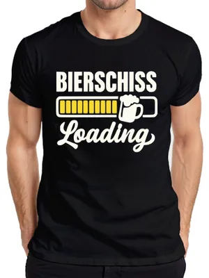Productafbeelding van Bierschiss  Bierfeest Cadeau Vrijgezellenfeest Grappig Heren T-shirt, Zwart, Maat L