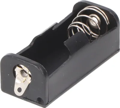 Produktbild von Batteriehalter für 1x Lady N Batterie, Akku – Batterie Halterung Elektronik (Kunststoff)