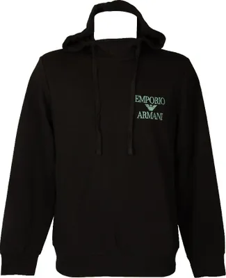 Produktbild von EMPORIO ARMANI Herren-Sweatshirt mit Kapuze und gesticktem Logo Winter-Sweatshirt Artikel 112052 3F571 Kapuzenpullover l / Ärmel, EUR S - CN 165/88A - BR P - MX CH, Cotone 60%,Poliestere 40%