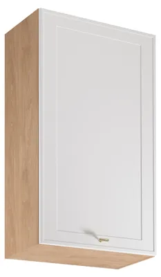 Produktbild von Hoher Küchenoberschrank SALERNO – Breite 60 cm, Eiche/Weiß