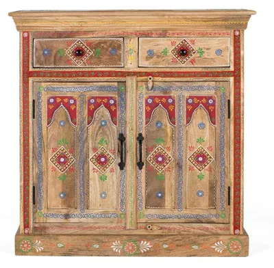 Image de Buffet en érable et bois de manguier, 90 cm x 90 cm x 38 cm, Giner y Colomer