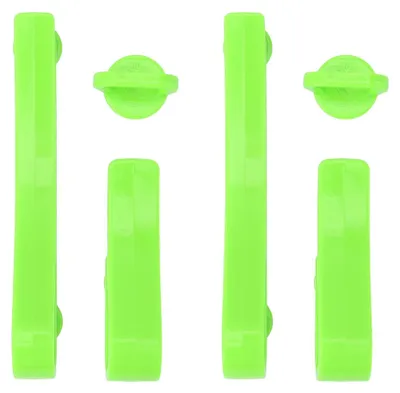 Zdjęcie produktu dla Plastikowe haczyki do toreb plażowych – akcesoria do toreb Bogg: zawieszka, urocza wkładka, łącznik do uchwytu na kubek, brelok na klucze – kolor zielony