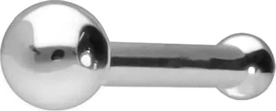 Produktbild von Nasenpiercing, Nasenstecker 14/18 Karat Gold Nasenstecker Pin 1,5 mm KUGEL