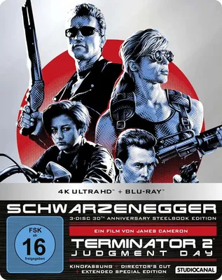 Produktbild von Terminator 2 - Limited 30th Anniversary - Steelbook Edition (4KUHD+3DBR+BR)