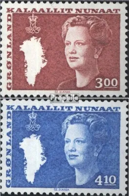 Produktbild von Briefmarken Dänemark - Grönland 1988 Mi 179-180 (kompl.Ausg.) postfrisch Margarethe