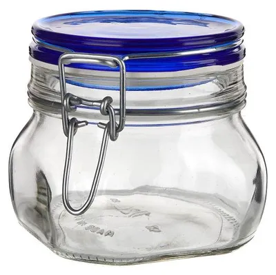 Produktbild von Vorratsglas0,50ltr.Fido bl.Dkl