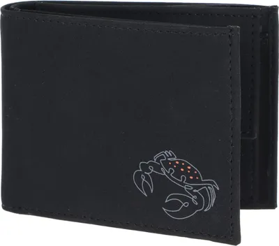 Produktbild von oxmox Geldbörse New Cryptan RFID Protect Pocketbörse Crab Print Grey Black schwarz