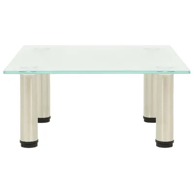 Image de vidaXL Table TV Mat 40x35x17 cm verre trempé