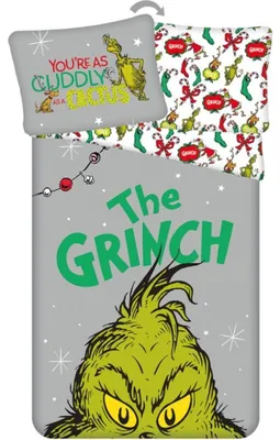 Zdjęcie produktu dla Zestaw pościeli Grinch The Grinch 140x200, 70x90 cm