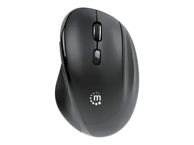 Image de MANHATTAN Ergonomische Funkmaus USB-A/C 6 Tasten + Mausrad