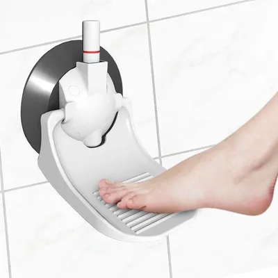 Produktbild von Kunststoff-Duschenfussstütze ohne Bohren, Fussstütze für Dusche, Standard, Kunststoff, für Badkamer