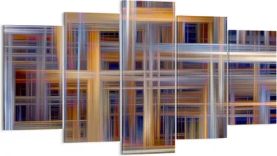 Produktbild von Bild auf Leinwand - Leinwandbild - Abstraktion modern - 160x85cm - Wand Bild - Wanddeko - Leinwanddruck - Bilder - Kunstdruck - Wanddekoration - Leinwand bilder - Wandkunst - EA160x85-3430
