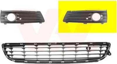 Produktbild von VAN WEZEL Lüftungsgitter Grill Stoßfänger für OPEL ZAFIRA B (A05) mit Loch/Löchern für Nebellampen