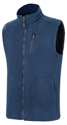 Produktbild von Bodywarmer/Weste aus Fleece – Leicht und warm – Mit Reißverschluss und Taschen – Ärmellos, ideal für den Winter