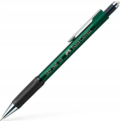 Produktbild von FABER-CASTELL Druckbleistift GRIP 1345 metallic grün 0,5 mm