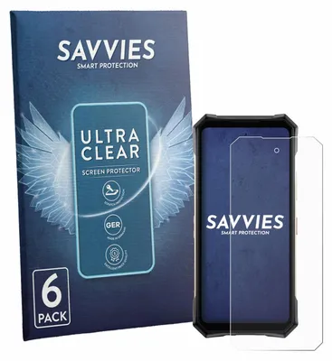Produktbild von 6x Für Doogee S300 Pro Schutzfolie Savvies Displayschutz Display Schutz Folie Klar Transparent