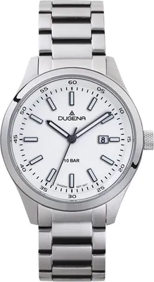 Produktbild von Dugena 4461032 Herren-Armbanduhr, Edelstahl-Gehäuse, Metall-Armband