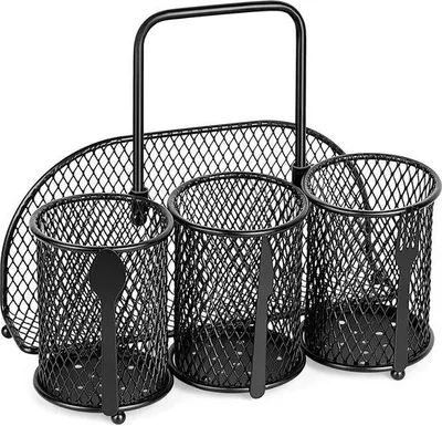 Produktbild von Famanu Besteckhalter 3-in-1 - Schwarz
