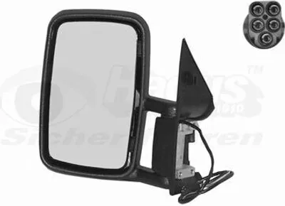 Produktbild von VAN WEZEL 3075807 Außenspiegel Seitenspiegel Links passend für MERCEDES-BENZ SPRINTER 3-t Kasten (903) Konvex Beheizt