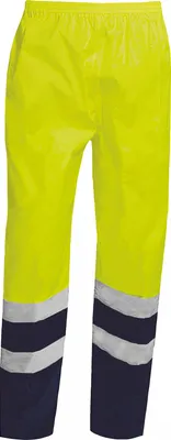 Zdjęcie produktu dla Spodnie robocze przeciwdeszczowe spodnie przeciwdeszczowe o wysokiej widoczności, kontrastowe, rozmiar XXXXXL