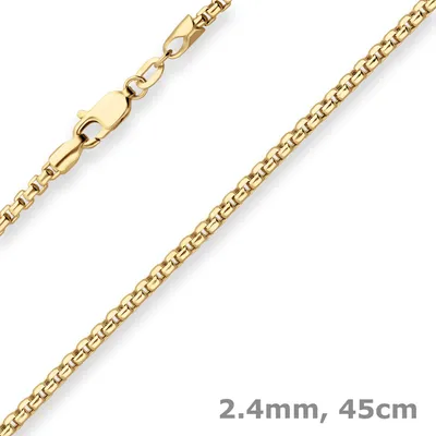 2-4mm-Veneziakette-aus-585-Gelbgold-45cm