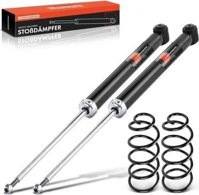 Produktbild von Frankberg 2x Fahrwerksfeder+2x Stossdämpfer Gasdruck Hinten für Citroën C4 Picasso I 1.6L-2.0L