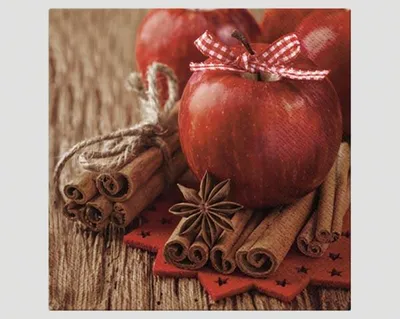 Produktbild von Servietten 'Apfel-Zimt' 20er, 3lagig 33x33cm