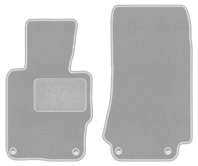 Obrázek produktu pro Velurové autokoberce pro: BMW Z3 E36/8 1997-2002 (kupé) – sada 4 ks, šedé, na míru – Wielganizator OSLO
