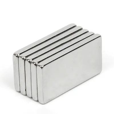 Zdjęcie produktu dla Magnes neodymowy w kształcie prostopadłościanu 20 x 10 x 2 mm - 5 sztuk