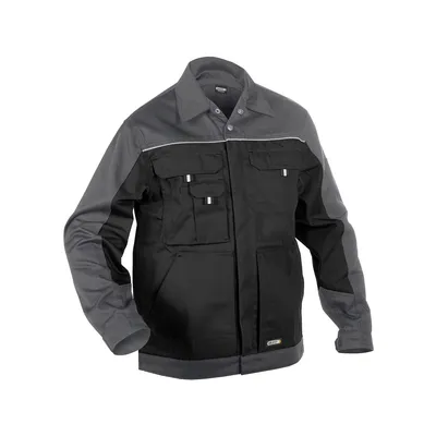 Produktbild von DASSY® Lugano Zweifarbige Arbeitsjacke SCHWARZ/ZEMENTGRAU Gr.S Länge: STANDARD