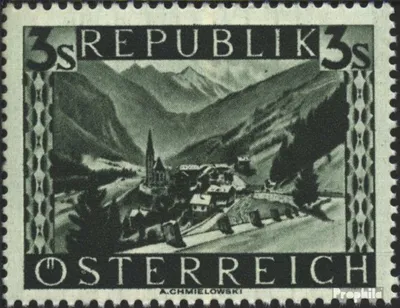 Produktbild von Briefmarken Österreich 1945 Mi 769I postfrisch Landschaften