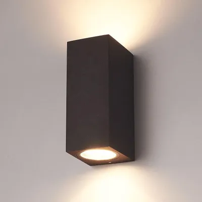 Image de HOFTRONIC - Applique murale LED 8W 690lm 2700K IP65 Noir Up & Down