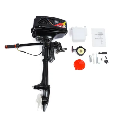 Produktbild von Außenbordmotor, 3,6 PS Effizienz, leichtes Design, schwarz