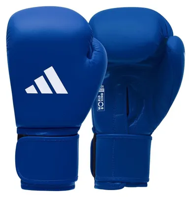 Imagen del producto de Guantes de boxeo Adidas, color azul, 12 oz.