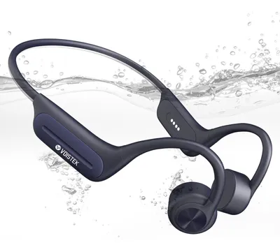 Produktbild von Knochenschall Kopfhörer Bluetooth Open Ear Sportkopfhörer Kabellos mit IPX8 Wasserdichtigkeit für Schwimmen und Schweißfest 32GB Speicher MP3 Player