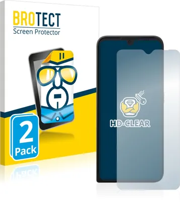 Produktbild von 2x Für Motorola Defy 2021 Schutzfolie BROTECT Displayschutz Display Schutz Folie Klar Transparent