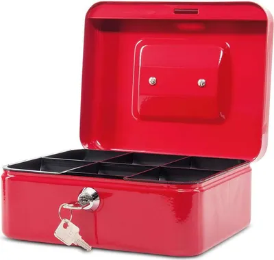 Produktbild von MAUL Geldkassette Muldeneinsatz 17 x 20 x 9 cm rot