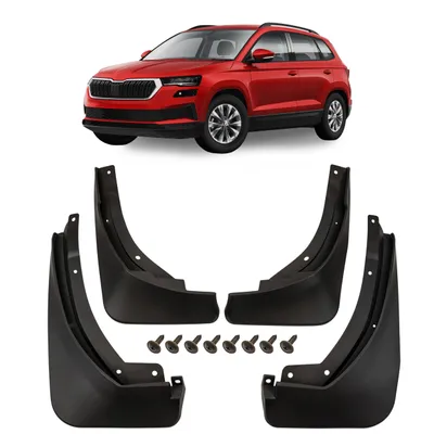 Produktbild von HERSTMOTO Schmutzfänger, 4er-Set Schmutzfänger-Kit Spritzschutz Schmutzfänger mit Befestigungssatz, passend für Skoda KAROQ 2017+