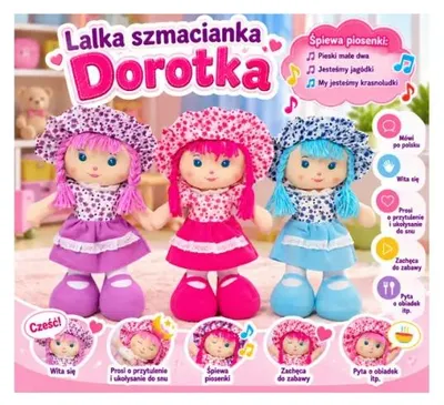 Produktbild von Stoffpuppe Dorotka – spricht und singt auf Polnisch, ab 3 Jahren