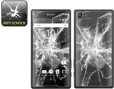 Produktbild von 4x Panzerfolie für Sony Xperia Z5 Compact ANTI-SCHOCK Displayschutzfolie KLAR FB